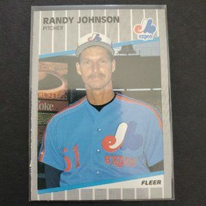 1989 Fleer Randy Johnson Rookie Card (RC) # 381